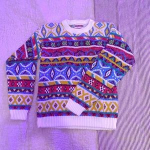 Cute colorful vintage sweater